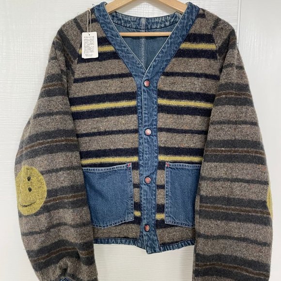 Kapital Other - KAPITAL 11.5oz Denim RAINBOWY Lining Railroad Jacket